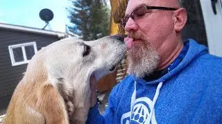 French Kissing a Dog