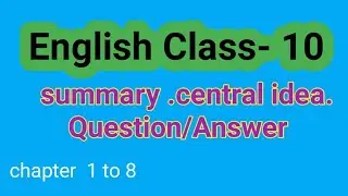 English class 10