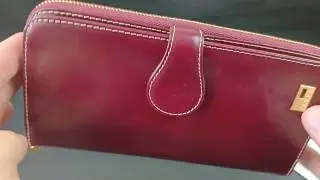 Женский кошелек на молнии с дополнительным отделением кожаный JCCS 118999 Scendi