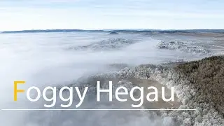The Hegau Disappears in Fog – Stunning Drone Footage! 😍✨
