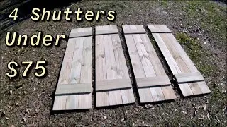 DIY Fence Plank Shutters On A Budget