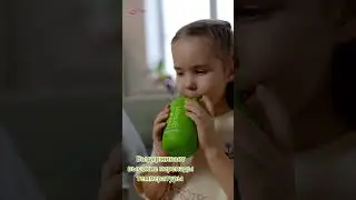 👼Детский стаканчик с крышкой и трубочкой MINI GREEN