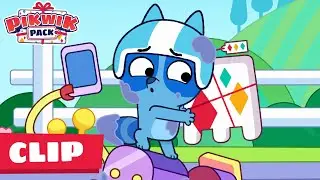 Axel Gets Stuck in Muddy Marsh  🎁✨ Pikwik Pack Season 1 Episode Clip Faster Faster