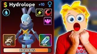 Evolving The STRONGEST HYDROLOPE In Roblox Catch A Monster