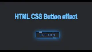 1- HTML CSS Button Hover Effects