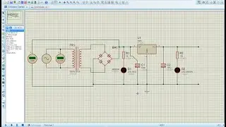 Power supply, do it yourself  Modeling in Proteus | Simple project | Power supply