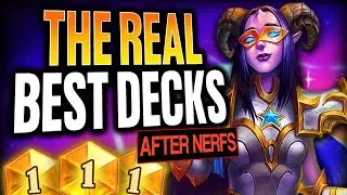 The REAL Best Decks After Nerfs | Standard Hearthstone