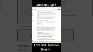 How to install lumpinou law and disorder mod 