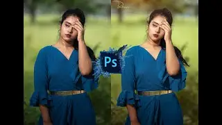 Natural Outdoor Portrait Retouching & Color Gradeing Using- Frequency Separation/Camera raw filter