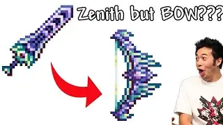 Terraria Zenith but BOW????? Zenith Items Mod Review