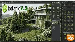 How to use botaniq 7.2 🌿 Blender 5.1 Full Tutorial 🌲 700+ Trees, Grass, & Scatter Presets 🌳