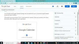 Free Service of Google Calender on Cloud Skills Boot | Free Service | Google Service