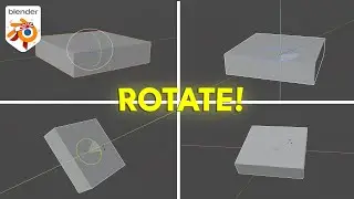 How to Rotate Objects in Blender in 1 Minute!