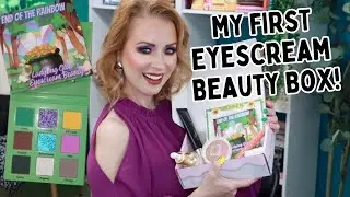 MARCH 2024 EYESCREAM BEAUTY BOX DEMO + NEW Ladybug Glow End of the Rainbow Palette Tutorial
