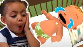 Can LEAH and MOMMY Take Care of a Baby In MOTHER LIFE SIMULATOR
