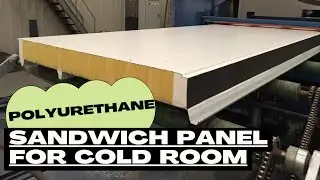 Prefabricated Cold Storage Construction in Polyurethane  Insulation Edge Sealed Rock Wool Panels