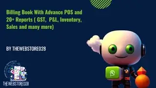 Billing Book: Advanced POS, Inventory Management,Accounting, Warehouse Reports and GST Readiness!