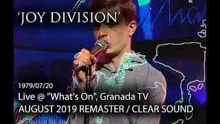 Joy Division - She's Lost Control, live @ Granada TV (Remastered 2019)