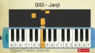 GIGI - Janji - not pianika lagu populer