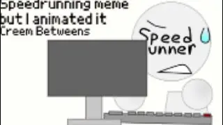 Speedrunner meme with Dream Speedrun Music bit i animated it (gone wrong