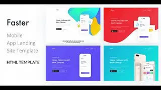 Faster- App Landing Page HTML Template | Themeforest Website Templates and Themes