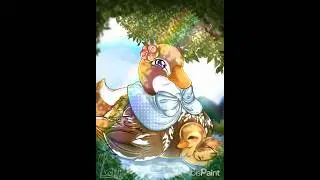 [speedpaint] A Swimming On The Lake #speedpaint#processart#digitalart#fanart#patos#ducks#animals