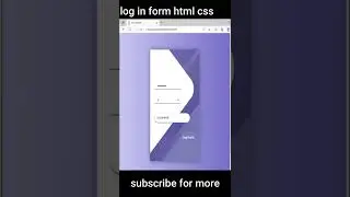 best login form designing in html css