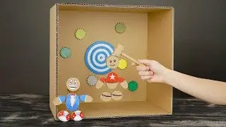 DIY How to Make Kick the Buddy Game from Cardboard