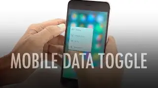 Enable 3G/4G Data quickly on iPhone