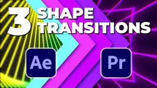 3 Shape Transitions - How to use the After Effects and Premiere Pro Dynamic Link