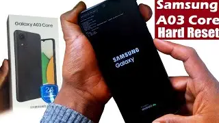 Samsung A03 Core hard reset 