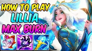 HOW TO PLAY LILLIA JUNGLE GUIDE | Build & Runes | FAERIE COURT LILLIA MAX BURN | League of Legends
