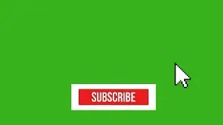 2 - Subscribe Button Click Animation Green Screen + Alpha Channel