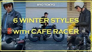 【CAFE RACER】 WINTER LOOK BOOK　バイク乗りの冬の６ルック