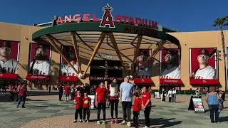 VISITING ANGELS STADIUM FOR THE FIRST TIME