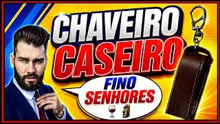 diy como fazer chaveiro canivete organizador de chaves chique clássico e moderno fino senhores