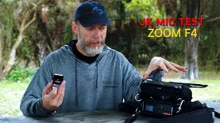JK Lav Mic Wireless Go Issue—Zoom F4 Recorder Test vs Purple Panda | Ming Effect