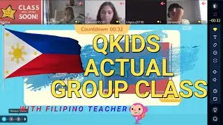 Qkids Actual Group Class | Qkids  Live Class with Filipino Teacher