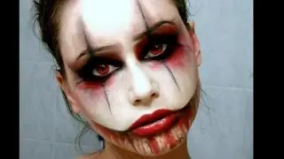 SEXY CREEPY CLOWN - Halloween Makeup