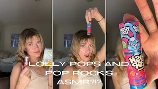 I’m back with a pop rocks and lolly pop ASMR!!