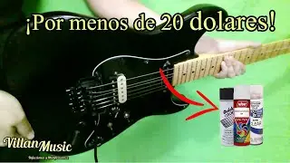 ¡Pinta tu Guitarra de forma casera y facil! / Acabado Satinado (Tutorial)