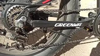 Обзор на электровелосипед greenway 350w, 36v/8.7ah lg