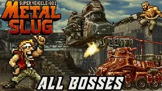 Metal Slug: Super Vehicle-001 - All Bosses [No Damage | Hard]
