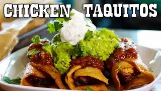 Chicken Taquitos | How To Make Rolled Tacos | CarnalDish