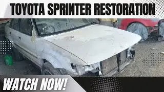 Toyota Sprinter full bodywork and respray.