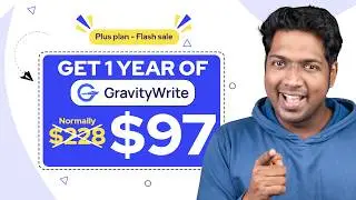 Flash Sale: Get GravityWrite @ $97 /year