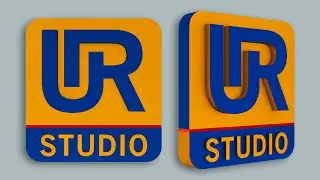 UR Studio Logo Animation, Hadi Gfx, 3D Animate A New, Code #08