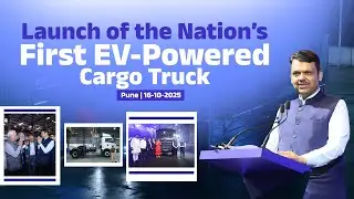 Launch of India’s First EV-Powered Cargo Truck by Blue Energy Motors | The EV Revolution Begins!