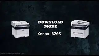 Xerox B205 Download Mode - preparing to reset