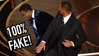 Will Smith SLAPS Chris Rock at Oscars (100% FAKE)